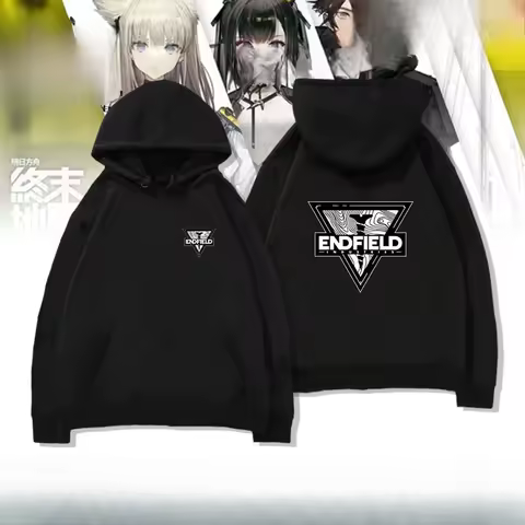 Game Arknights Endfield Graphics Hoodie Women Men Harajuku Sweatshirt Streetwear Hip Hop Pullover Ho