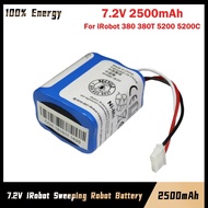 Original iRobot battery 7.2V 2500mAh for iRobot Roomba Braava 380 380T Mint 5200c Ni-MH  Rechargeable battery