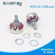 2PCS WTH118 1K 2.2K 4.7K 10K 22K 47K 100K 470K 1M 2W 1A Potentiometer New Authentic Variable Resisto