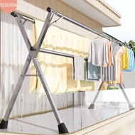 Foldable/Extendable Thickening Hanger Stand Stainless Sampayan Foldable Clothes Drying Rack Laundry 