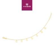 HABIB 585/14K Yellow Gold Bracelet SGB0022