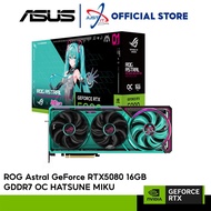 ASUS ROG ASTRAL GeForce RTX 5080 OC HATSUNE MIKU EDITION 16GB GDDR7 GRAPHICS CARD ( ROG-ASTRAL-RTX50