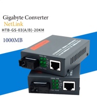 Bộ chuyển đổi quang điện Netlink HTB-GS03 Gigabit A/B converter quang 1000Mbps 1Gbps