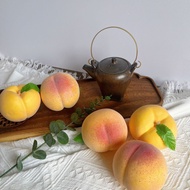 FR-18 Fake Fruit Peaches 8.1*6.7cm.
