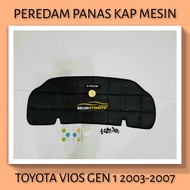 TOYOTA VIOS 2003-2007 Gen 1 Peredam Panas Suara Kap Mesin Aksesoris Variasi Mobil VTECH Ori