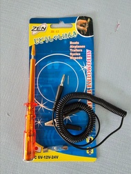 ZEN ไขควงเช็คไฟรถยนต์ วัดไฟรถยนต์ 6V 12V 24V สายอ่อน เช็คฟิวส์ วงจร แบตเตอรี่ สินค้าพร้อมส่ง
