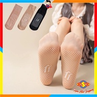MATA SMS Transparent Women's Socks 7037 Stocking Model Stocking Model Socks With Anti-Slip Gel Slip 
