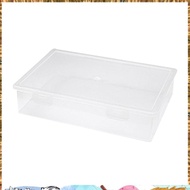 Plastic File Organizer Transparent Square Storage Box A4 Storage Box File Storage Box
