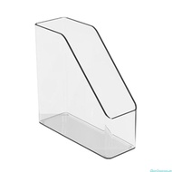 dingdongaa File Books Holder Book Display Stand  Display Stand File Storage Box Folders Clear File H