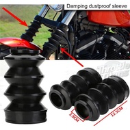 2pcs Motorcycle Accessories Front Fork Dust Cover Damping Dustproof Sleeve Fork Gaiters Boots for Ir