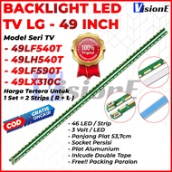 LG 49 INCH LED TV BACKLIGHT 49LF540 49LH540 49LF590 49LX310 49LF540T 49LH540T 49LF590T 49LX310C BL L