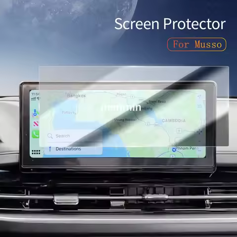 Car Stickers Dash Carplay Mirror Screen Protector Display Tempered Glass Protective Film Vehicle For