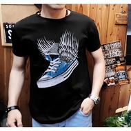 Yc collection - Men's casual t-shirt with Kick angel image