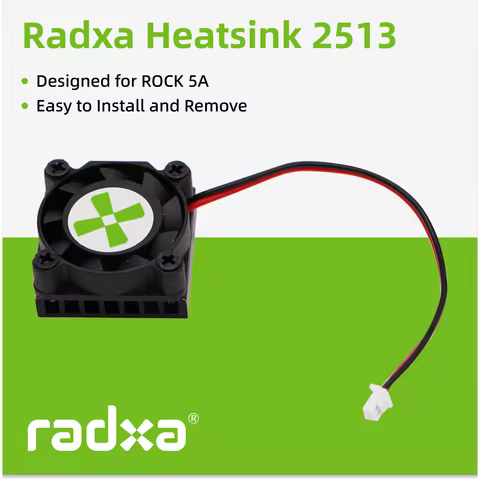 Radxa Heatsink 2513 for ROCK 5A and ROCK 4D,ROCK 3C