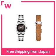 TISSOT wristwatch ladies TISSOT T-My Lady quartz gray dial leather belt T132010101106100 [].