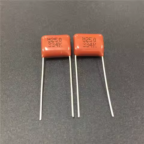10pcs CBB capacitor 334 250V 334K 0.33uF 330nF P10 CL21 Metallized Polypropylene Film Capacitor