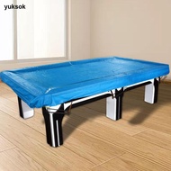 yuksok 7/8/9/10/12ft Pool Table Cover PVC Waterproof Dustproof  Drawstring Billiard Snooker Table Co