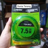 Meteran Rol TEKIRO 3 m 5 m 7.5 m 10 m TRANSPARAN Hijau ABS Meteran TEKIRO 3m 5m 7.5m 10m Measureme