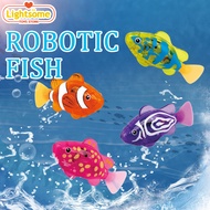 Small Fish Toy Robo Alive Fish Toy Robotic Fish With Lights Swimming Fish Pretend Play Fish Moving T