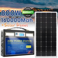 Portable Power Station Powerbank 220V Camping Emergency Power Supply 400W/800W/1200W 460000mAh Solar