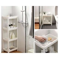 浴室落地置物架 瀝水架子 洗手間收納架 廚房儲物架多層 #0439