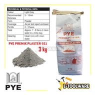 3KG PYE Premix Plaster 921 Ready Mixed Plaster 3 IN 1 Pasir Cement