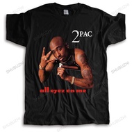 Mens luxury cotton T shirt short sleeve high quality tees Vintage 2Pac All Eyez On Me men's fashion 