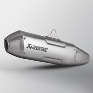Akrapovic Exhaust Universal 51MM Motorcycle Muffler with DB Killer For T700 CRF300L DL250 CB500X TRA