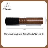 Dùi chuông xoay Nepal - Dùi gỗ bọc da cao cấp - singing bowl - Chùi gỗ đánh chuông xoay - mõ gỗ tụng