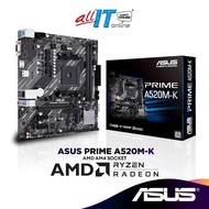 ASUS PRIME A520M-K Micro ATX (mATX) AMD Motherboard | AMD AM4 Socket