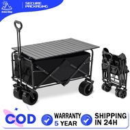 Outdoor Camping trolley cart wagon trolley 12 inches With Storage Folding Wagon trolley