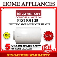 Ariston Water Heater Pro RS J 25l Pro RS J 35 lPro RS J 50storage heater|5 years warranty on tank|