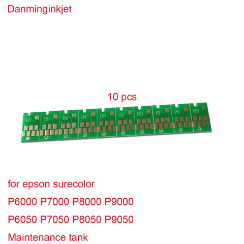 10 Pcs T6997 Maintenance Tank Chip For Epson SureColor P6000 P6050 P7000 P7080 P8000 P8080 P9000 P90
