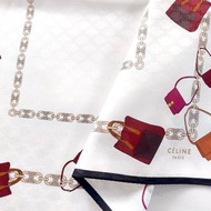 Celine Paris 復古圍巾女士手提包 23 x 23 英寸