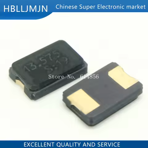 5PCS Passive 13.575MHZ SMD Crystal 5032 5 * 3.2MM 2P 2pin 8Mhz 10Mhz 11.0592Mhz 12Mhz 13.56MHZ 16Mhz