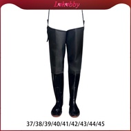 [Lohobby] Fishing Waders with Boots, Thigh-High Waders, Waterproof Wading Pants for Farm Work, Garde