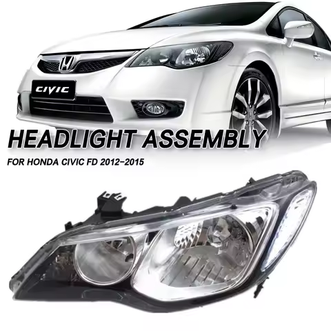 Left/Right Side Front Bumper Head Light Headlamp Driving Headlight Turn Signal Light For Honda Civic