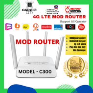 READYSTOCK Modified Unlocked Unlimited Data Hotspot WIFI CPE 4G LTE MODEM Router C300