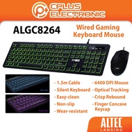 Altec Lansing ALGC8264 Multi Colour Backlit Wired USB Keyboard | Light Slim Low Profile  ALGC 8264