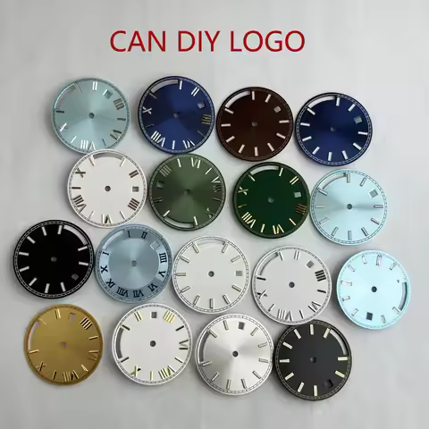 New 29mm Miyota 8285 dial Roman day_date dial for replacing watch case mods parts for Miyota 8285 au