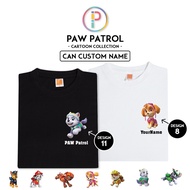 [Adult/Kid] PAW Patrol Cartoon Anime T-shirt Baju Chase, Rubble, Zuma, Skye Birthday Hari Jadi Famil