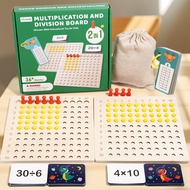MULTIPLICATION & DIVISION BOARD - MULTIPLICATION BOARD - DIVISION BOARD - EDUCATIONAL WOODEN TOYS