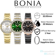 [Official Warranty] Bonia BNB10854 Series Women's 32mm Bonia Stainless Steel Watch Water Resistant 3