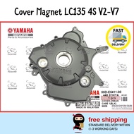 55D-E5411 LC135 4S V2-V7 Cover Magnet LH Left / Cover Crankcase 1 / Kulit Engine Enjin Kiri 100% HLY