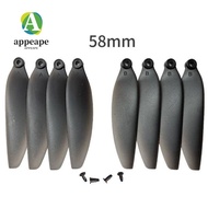 APPEAPE Folding Propeller Blades, 58mm/66mm Black Remote Control Drone Parts, Plastic Universal Quad