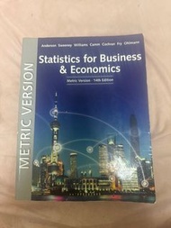 Statistics for Business and Economics14/e