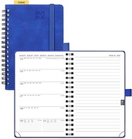 POPRUN Pocket Calendar 2025 2026 Small Notebook (Aug.2025-Dec.2026), Approx. A6 (16 x 10.5 cm), Cale