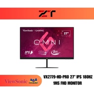 VIEWSONIC VX2779-HD-PRO 27" FHD GAMING MONITOR (180HZ, IPS, 1MS, HDMI/VGA)