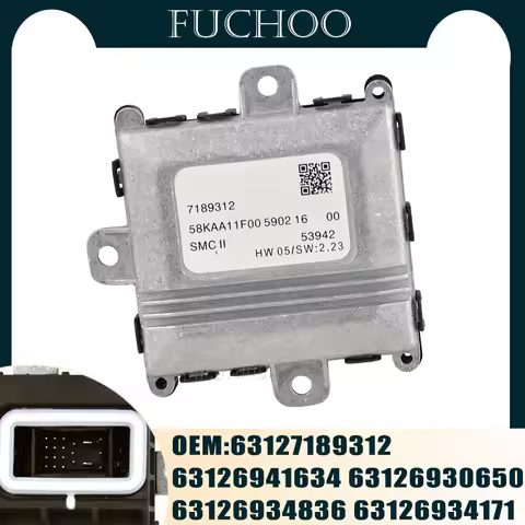Xenon Ballast Unit Curve Light Modul AFS For BMW E46 E60 E65 E66 E61 E90 E91 3 5 7 Ser 63127189312 6
