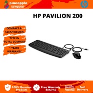 HP Pavilion 200 USB Keyboard and Mouse Set 9DF28AA